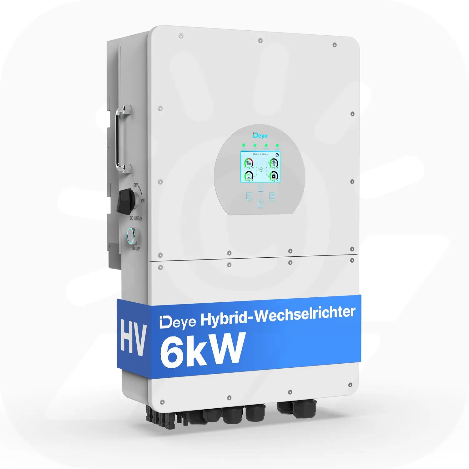Deye SUN-6K-SG01HP3-EU-AM2 - Dreiphasig - 2MPPT - Hybrid-Wechselrichter - Hochspannungsserie