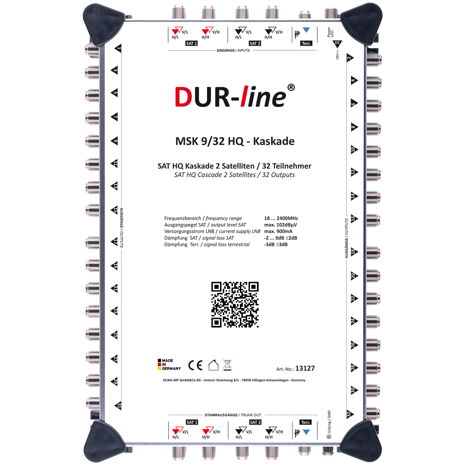 DUR-line MSK 9/32 HQ - Kaskade – Produktansicht 2 DUR-line MSK 9/32 HQ - Kaskade – Produktansicht 2