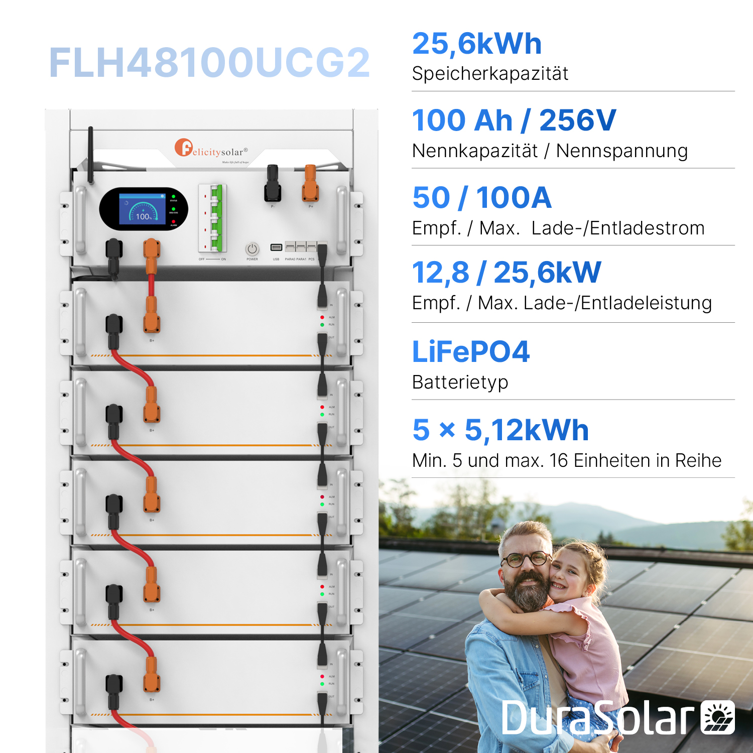 Felicity FLH48100UG2 - PV-Speicher - 25,6kWh