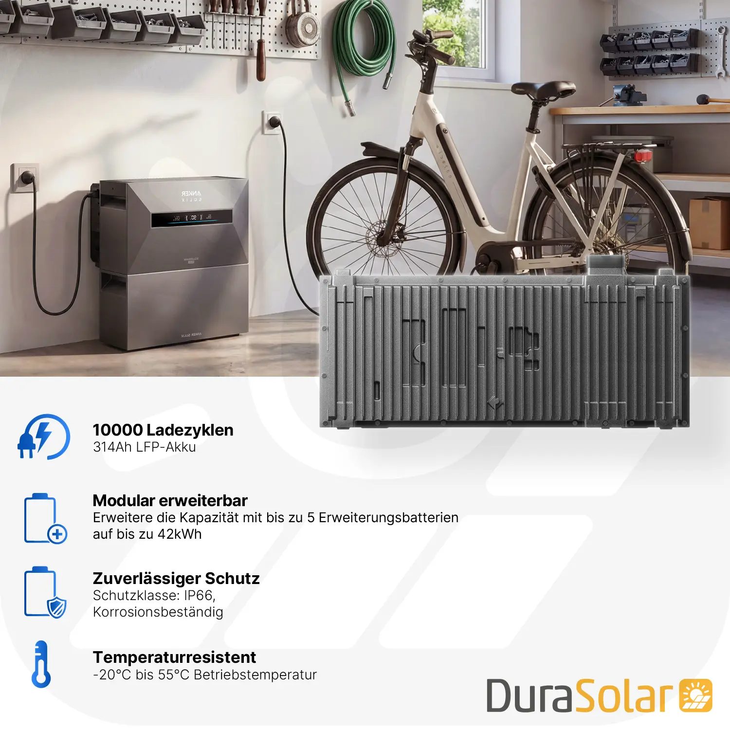 Anker SOLIX Solarbank - BP7000 - Erweiterungsbatterie - PV-Speicher 
