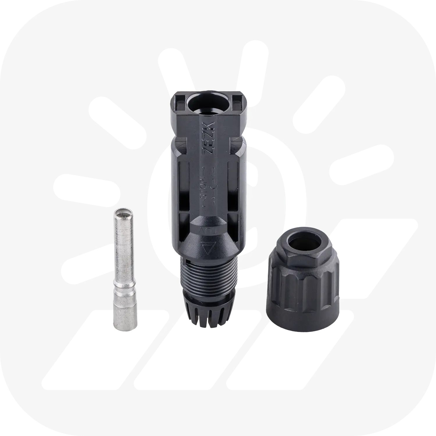 MC4 kompatible Buchsen für 4-6mm² Solarkabel - PV-Buchse