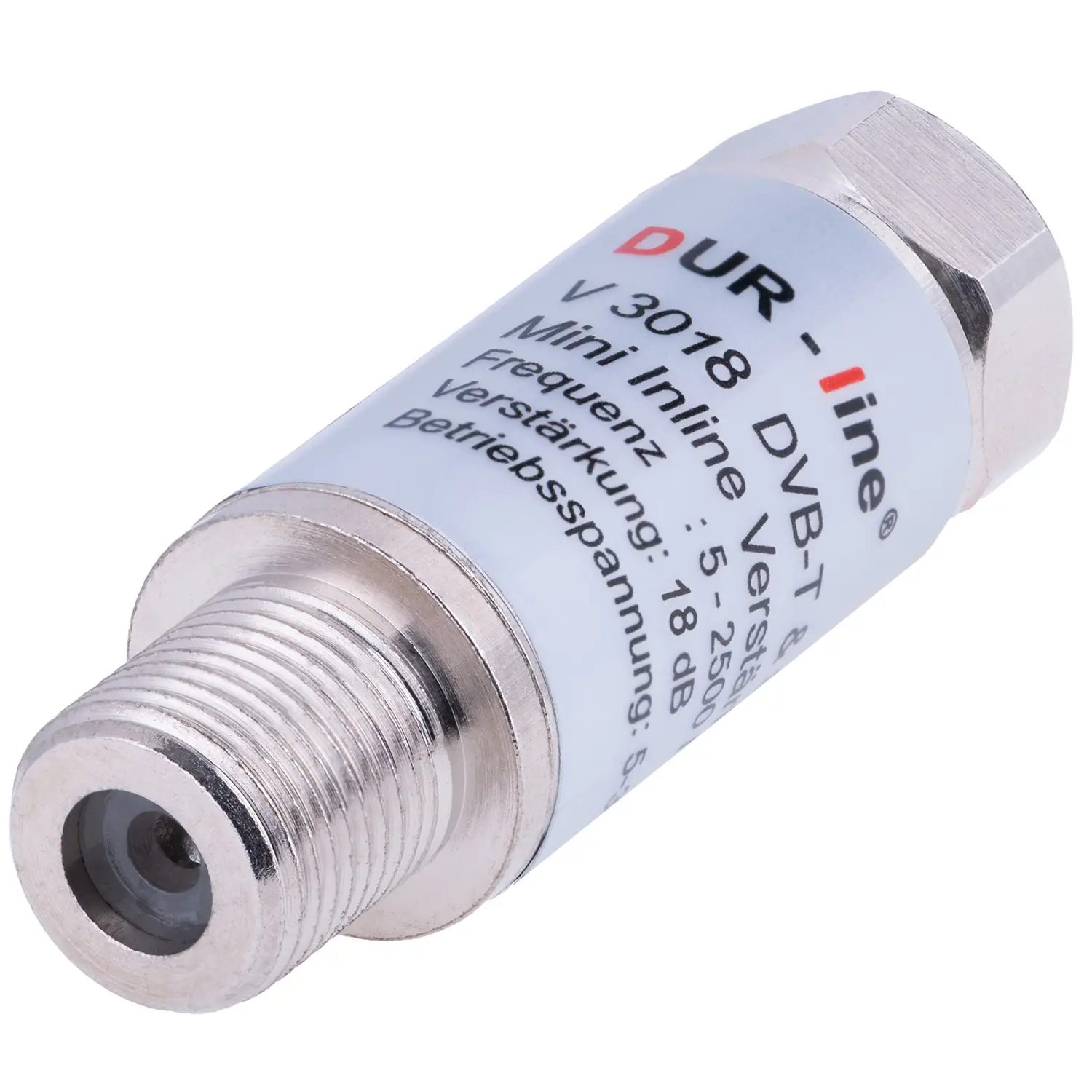 DUR-line V3018 Inlineverstärker – perspektivische Ansicht DUR-line V3018 - Inlineverstärker