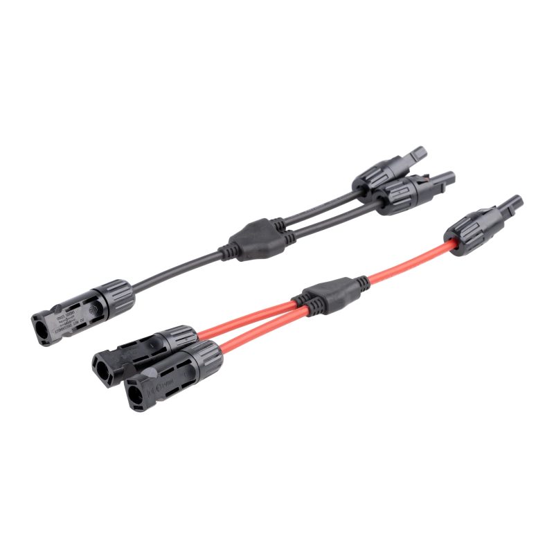 Y-Kabel (2 Stück) - PV-Verbinder Y-Verteiler: 2-fach Y-Kabel (2 Stück) - PV-Verbinder