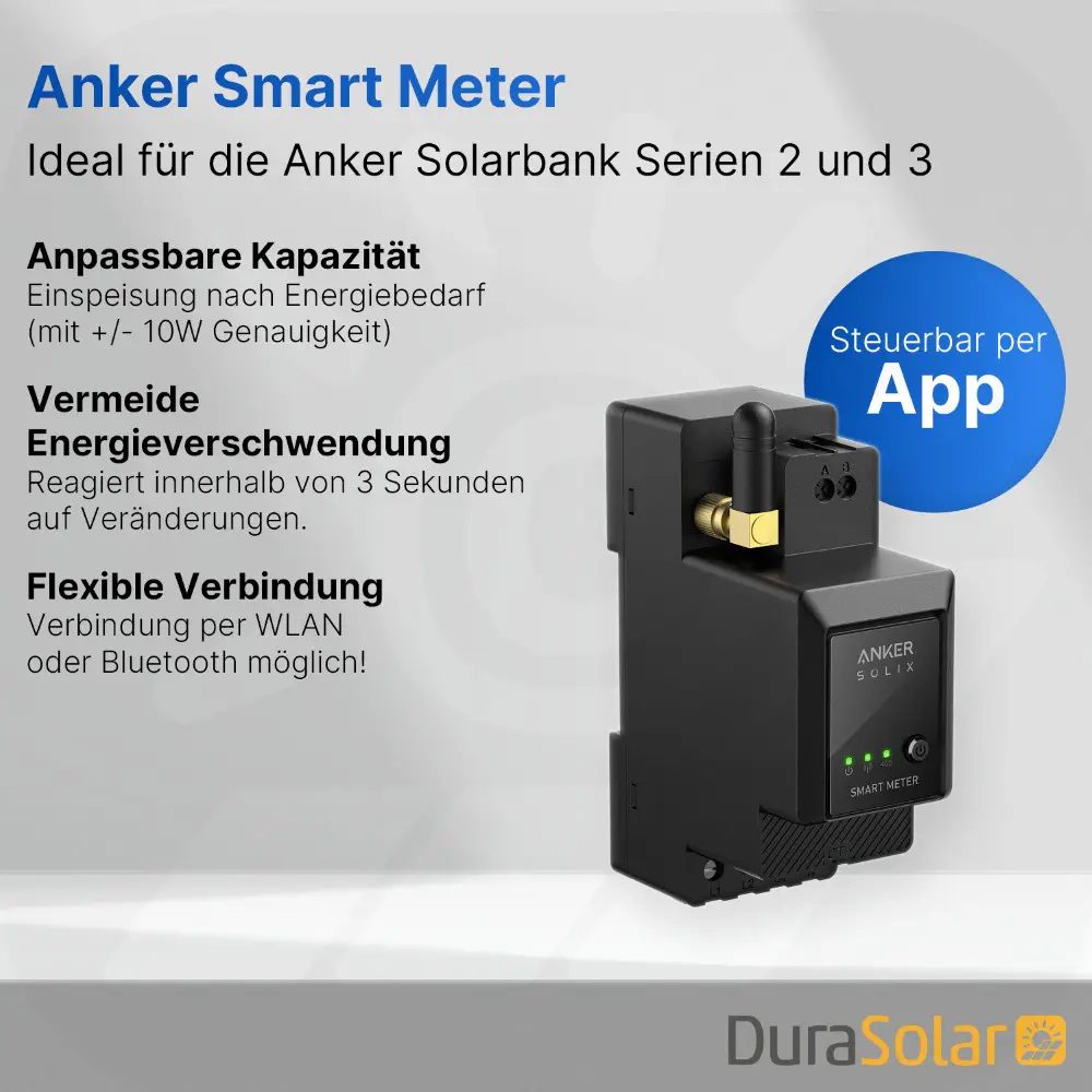 Anker SOLIX Smart Meter - Smarter 3-Phasen Zähler