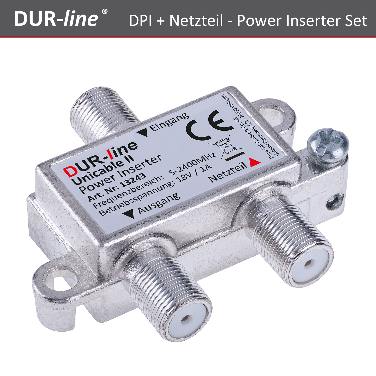 DUR-line DPI + Netzteil - Power Inserter Set – Produktansicht 4